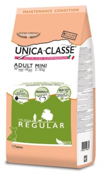 Сухой корм Unica Classe Adult Mini Regular для взрослых собак мелких пород (Курица)